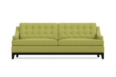 Bannister Queen Size Sleeper Sofa Bed :: Leg Finish: Espresso / Sleeper Option: Memory Foam Mattress