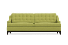 Bannister Queen Size Sleeper Sofa Bed :: Leg Finish: Espresso / Sleeper Option: Deluxe Innerspring Mattress