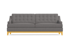 Bannister Queen Size Sleeper Sofa Bed :: Leg Finish: Natural / Sleeper Option: Memory Foam Mattress