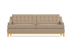 Bannister Queen Size Sleeper Sofa Bed :: Leg Finish: Natural / Sleeper Option: Memory Foam Mattress