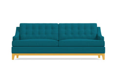 Bannister Queen Size Sleeper Sofa Bed :: Leg Finish: Natural / Sleeper Option: Memory Foam Mattress