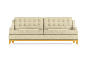 Bannister Queen Size Sleeper Sofa Bed :: Leg Finish: Natural / Sleeper Option: Memory Foam Mattress