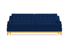 Bannister Queen Size Sleeper Sofa Bed :: Leg Finish: Natural / Sleeper Option: Memory Foam Mattress