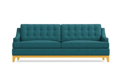 Bannister Queen Size Sleeper Sofa Bed :: Leg Finish: Natural / Sleeper Option: Memory Foam Mattress