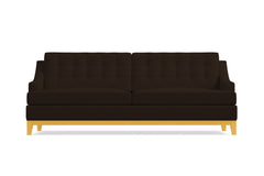Bannister Queen Size Sleeper Sofa Bed :: Leg Finish: Natural / Sleeper Option: Deluxe Innerspring Mattress