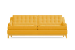 Bannister Queen Size Sleeper Sofa Bed :: Leg Finish: Natural / Sleeper Option: Memory Foam Mattress