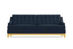 Bannister Queen Size Sleeper Sofa Bed :: Leg Finish: Natural / Sleeper Option: Memory Foam Mattress