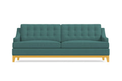 Bannister Queen Size Sleeper Sofa Bed :: Leg Finish: Natural / Sleeper Option: Memory Foam Mattress