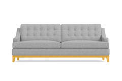 Bannister Queen Size Sleeper Sofa Bed :: Leg Finish: Natural / Sleeper Option: Memory Foam Mattress