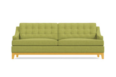 Bannister Queen Size Sleeper Sofa Bed :: Leg Finish: Natural / Sleeper Option: Memory Foam Mattress