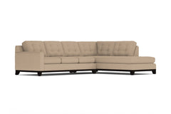 Brentwood 2pc Sectional Sofa :: Leg Finish: Espresso / Configuration: RAF - Chaise on the Right