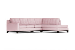 Brentwood 2pc Sectional Sofa :: Leg Finish: Espresso / Configuration: RAF - Chaise on the Right