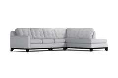 Brentwood 2pc Sectional Sofa :: Leg Finish: Espresso / Configuration: RAF - Chaise on the Right