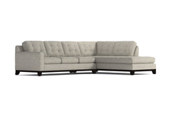 Brentwood 2pc Sectional Sofa :: Leg Finish: Espresso / Configuration: RAF - Chaise on the Right