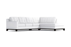 Brentwood 2pc Sectional Sofa :: Leg Finish: Espresso / Configuration: RAF - Chaise on the Right