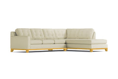 Brentwood 2pc Sectional Sofa :: Leg Finish: Natural / Configuration: RAF - Chaise on the Right