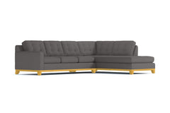 Brentwood 2pc Sectional Sofa :: Leg Finish: Natural / Configuration: RAF - Chaise on the Right