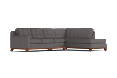 Brentwood 2pc Sectional Sofa :: Leg Finish: Pecan / Configuration: RAF - Chaise on the Right