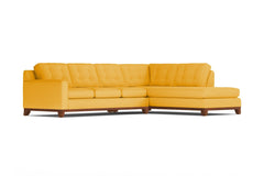 Brentwood 2pc Sectional Sofa :: Leg Finish: Pecan / Configuration: RAF - Chaise on the Right