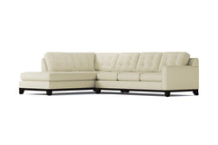 Brentwood 2pc Sectional Sofa :: Leg Finish: Espresso / Configuration: LAF - Chaise on the Left