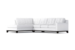 Brentwood 2pc Sleeper Sectional :: Leg Finish: Espresso / Configuration: LAF - Chaise on the Left / Sleeper Option: Memory Foam Mattress