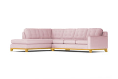 Brentwood 2pc Sectional Sofa :: Leg Finish: Natural / Configuration: LAF - Chaise on the Left