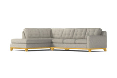 Brentwood 2pc Sectional Sofa :: Leg Finish: Natural / Configuration: LAF - Chaise on the Left