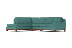 Brentwood 2pc Sectional Sofa :: Leg Finish: Pecan / Configuration: LAF - Chaise on the Left