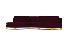 Brentwood 2pc Sectional Sofa :: Leg Finish: Natural / Configuration: LAF - Chaise on the Left