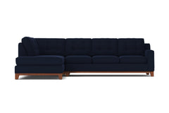 Brentwood 2pc Sectional Sofa :: Leg Finish: Pecan / Configuration: LAF - Chaise on the Left