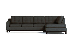 Brentwood 2pc Sectional Sofa :: Leg Finish: Espresso / Configuration: RAF - Chaise on the Right