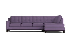 Brentwood 2pc Sectional Sofa :: Leg Finish: Espresso / Configuration: RAF - Chaise on the Right