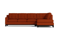 Brentwood 2pc Sectional Sofa :: Leg Finish: Espresso / Configuration: RAF - Chaise on the Right