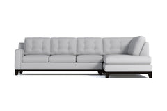 Brentwood 2pc Sectional Sofa :: Leg Finish: Espresso / Configuration: RAF - Chaise on the Right