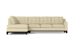 Brentwood 2pc Sleeper Sectional :: Leg Finish: Espresso / Configuration: LAF - Chaise on the Left / Sleeper Option: Deluxe Innerspring Mattress