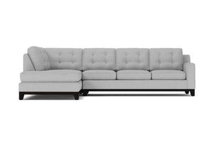 Brentwood 2pc Sleeper Sectional :: Leg Finish: Espresso / Configuration: LAF - Chaise on the Left / Sleeper Option: Memory Foam Mattress