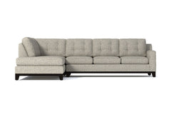 Brentwood 2pc Sleeper Sectional :: Leg Finish: Espresso / Configuration: LAF - Chaise on the Left / Sleeper Option: Deluxe Innerspring Mattress