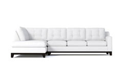 Brentwood 2pc Sleeper Sectional :: Leg Finish: Espresso / Configuration: LAF - Chaise on the Left / Sleeper Option: Memory Foam Mattress