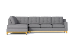 Brentwood 2pc Sectional Sofa :: Leg Finish: Natural / Configuration: LAF - Chaise on the Left