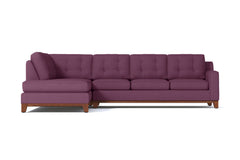 Brentwood 2pc Sectional Sofa :: Leg Finish: Pecan / Configuration: LAF - Chaise on the Left