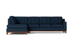 Brentwood 2pc Sectional Sofa :: Leg Finish: Pecan / Configuration: LAF - Chaise on the Left