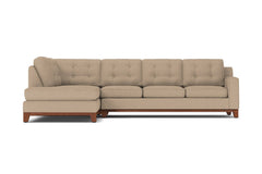 Brentwood 2pc Sectional Sofa :: Leg Finish: Pecan / Configuration: LAF - Chaise on the Left