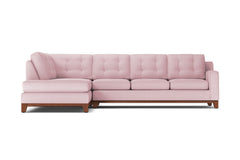 Brentwood 2pc Sectional Sofa :: Leg Finish: Pecan / Configuration: LAF - Chaise on the Left