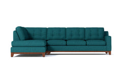 Brentwood 2pc Sectional Sofa :: Leg Finish: Pecan / Configuration: LAF - Chaise on the Left