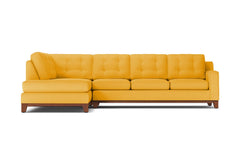 Brentwood 2pc Sectional Sofa :: Leg Finish: Pecan / Configuration: LAF - Chaise on the Left