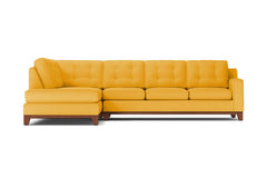 Brentwood 2pc Sectional Sofa :: Leg Finish: Pecan / Configuration: LAF - Chaise on the Left