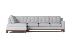 Brentwood 2pc Sectional Sofa :: Leg Finish: Pecan / Configuration: LAF - Chaise on the Left