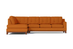 Brentwood 2pc Sectional Sofa :: Leg Finish: Pecan / Configuration: LAF - Chaise on the Left