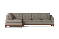Brentwood 2pc Sectional Sofa :: Leg Finish: Pecan / Configuration: LAF - Chaise on the Left
