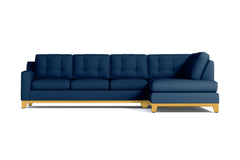 Brentwood 2pc Sectional Sofa :: Leg Finish: Natural / Configuration: RAF - Chaise on the Right